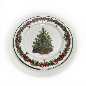 CHRISTOPHER RADKO Traditions Holiday Celebrations Dinner Plate Christmas Tree